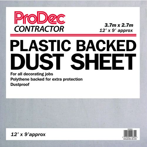 Contractor Cotton Twill Dust Sheets (5019200118892)